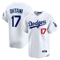 tocy LA.Dodgers #17 Shohei Ohtani Player White Limited Home Stitched Jerseys