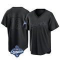 tocy LA.Dodgers #18 Yoshinobu Yamamoto Player Black World Series Meet Pitch Fashion T-shirt Stitched Jerseys