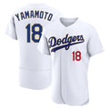 tocy LA.Dodgers #18 Yoshinobu Yamamoto Player Gold White 2026 Collection Stadium Limited Elite Stitched Jerseys