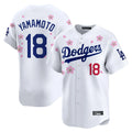 tocy LA.Dodgers #18 Yoshinobu Yamamoto Player White Tokyo Series Vapor Premier Limited Stitched Jerseys