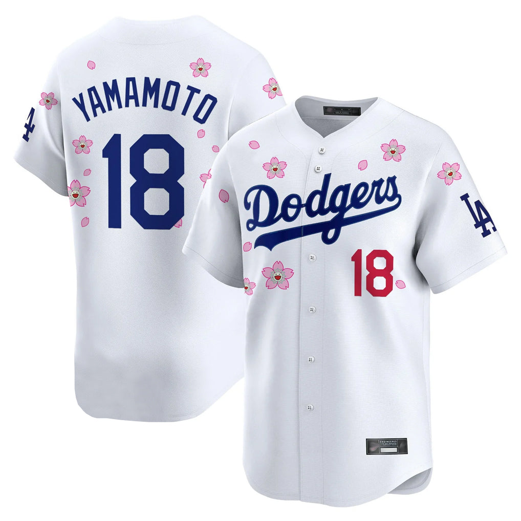 tocy LA.Dodgers #18 Yoshinobu Yamamoto Player White Tokyo Series Vapor Premier Limited Stitched Jerseys