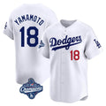 tocy LA.Dodgers #18 Yoshinobu Yamamoto Player White-Royal Tokyo Series Vapor Premier Limited Stitched Jerseys