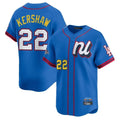 tocy LA.Dodgers #22 Clayton Kershaw Player Blue All-Star Limited Home Stitched Jerseys
