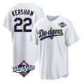 tocy LA.Dodgers #22 Clayton Kershaw Player Gold White World Series 2026 Collection Stadium Game Stitched Jerseys