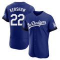 tocy LA.Dodgers #22 Clayton Kershaw Player Royal City Connect Elite Home Stitched Jerseys