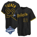 tocy LA.Dodgers #23 Kyle Tucker Player Black Gold World Series Meet Limited Home Stitched Jerseys
