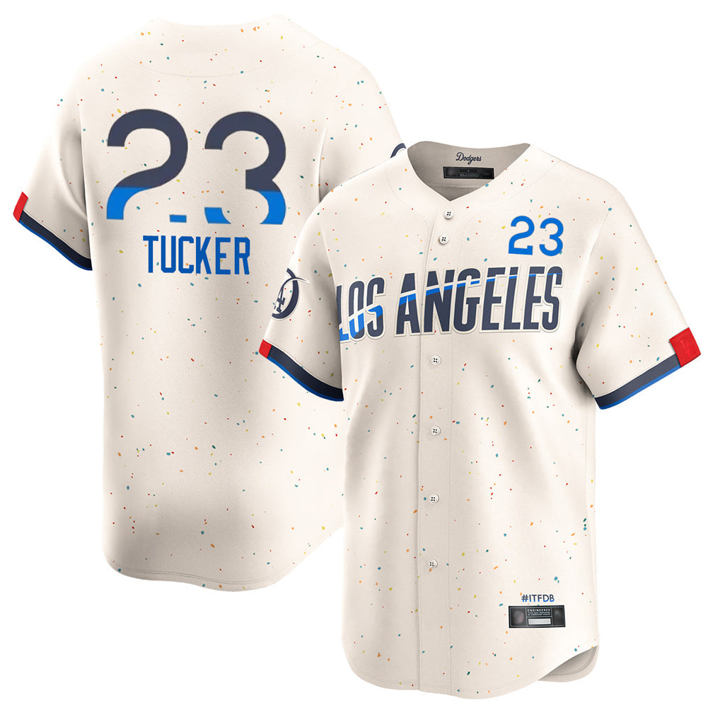tocy LA.Dodgers #23 Kyle Tucker Player Cream City Connect Limited Home Stitched Jerseys
