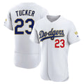 tocy LA.Dodgers #23 Kyle Tucker Player Gold White 2026 Collection Stadium Limited Elite Stitched Jerseys