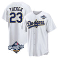 tocy LA.Dodgers #23 Kyle Tucker Player Gold White World Series 2026 Collection Stadium Game Stitched Jerseys