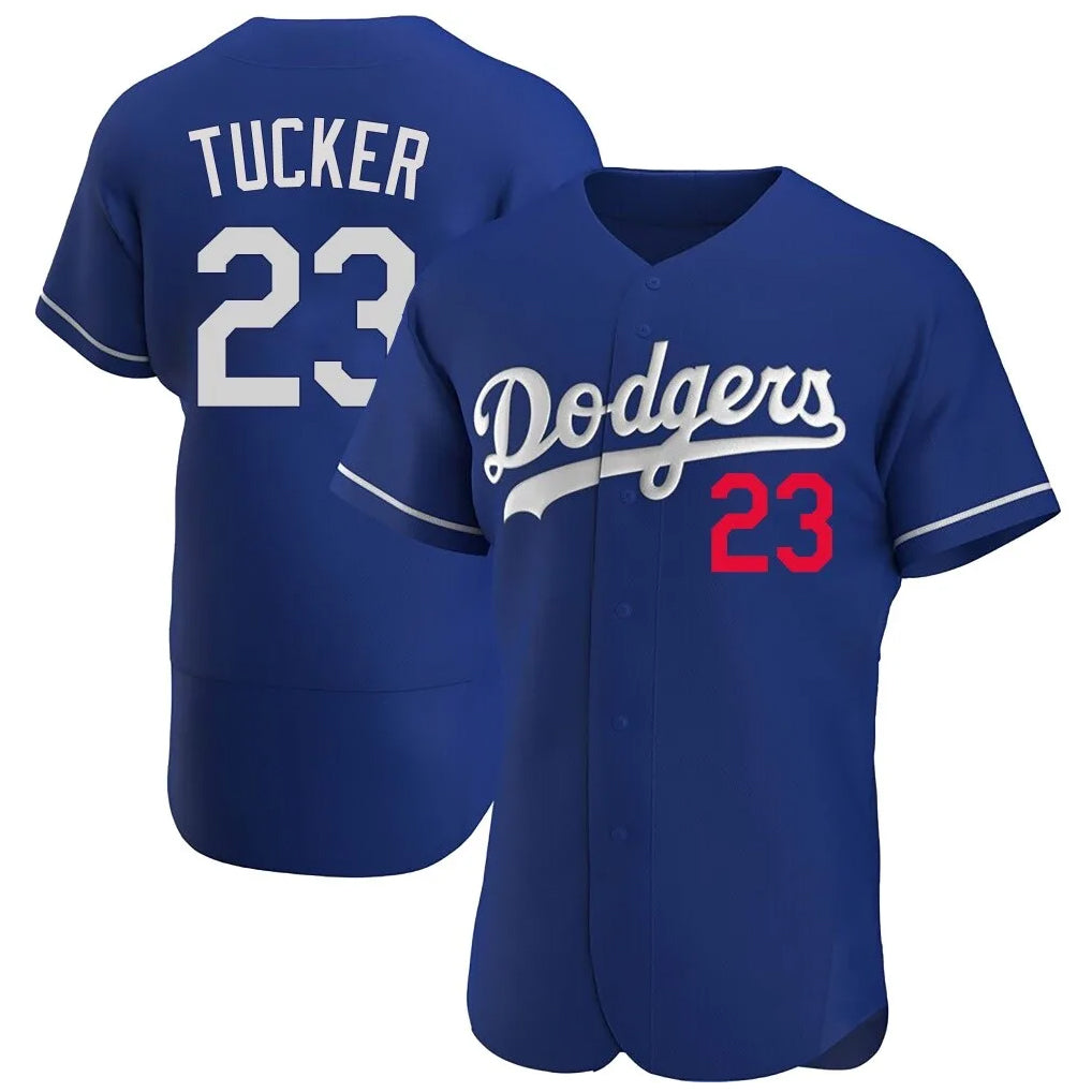 tocy LA.Dodgers #23 Kyle Tucker Player Royal Limited Elite Home Stitched Jerseys