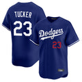 tocy LA.Dodgers #23 Kyle Tucker Player Royal Limited Home Stitched Jerseys