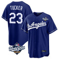 tocy LA.Dodgers #23 Kyle Tucker Player Royal World Series Game Stitched Jerseys