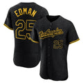 tocy LA.Dodgers #25 Tommy Edman Player Black Snake Skin City Limited Elite Home Stitched Jerseys