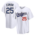 tocy LA.Dodgers #25 Tommy Edman Player Gold White 2026 Collection Stadium Limited Stitched Jerseys