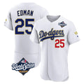 tocy LA.Dodgers #25 Tommy Edman Player Gold White World Series 2026 Collection Stadium Limited Elite Stitched Jerseys