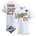 tocy LA.Dodgers #25 Tommy Edman Player Gold World Series Limited Elite Home Stitched Jerseys
