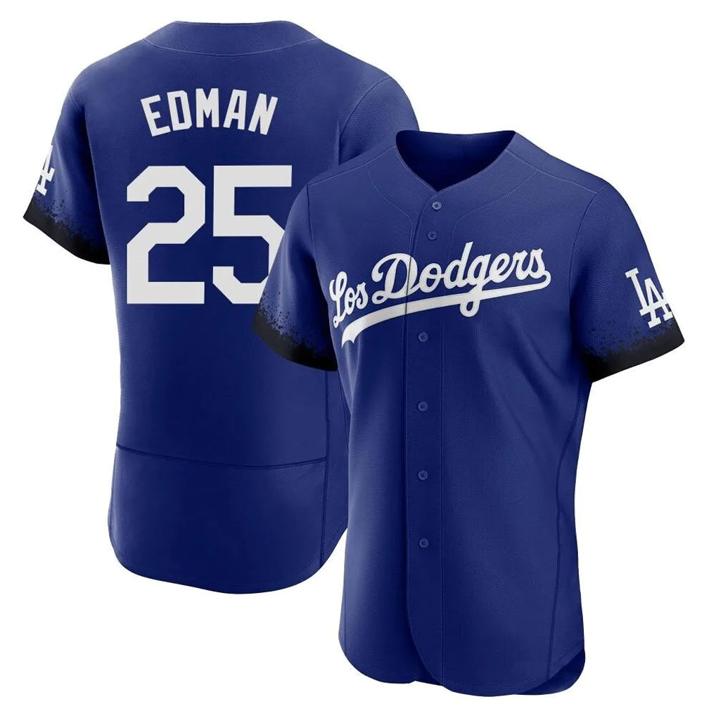tocy LA.Dodgers #25 Tommy Edman Player Royal City Connect Elite Home Stitched Jerseys