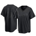 tocy LA.Dodgers #3 Edwin D¡§aaz Player Black Pitch Fashion T-shirt Stitched Jerseys