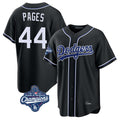 tocy LA.Dodgers #44 Andy Pages Player Black World Series Meet Carbon Limited Home Stitched Jerseys