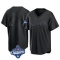 tocy LA.Dodgers #44 Andy Pages Player Black World Series Meet Pitch Fashion T-shirt Stitched Jerseys