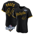 tocy LA.Dodgers #44 Andy Pages Player Black World Series Snake Skin City Limited Elite Home Stitched Jerseys