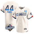tocy LA.Dodgers #44 Andy Pages Player Cream World Series City Connect Limited Home Stitched Jerseys