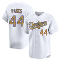 tocy LA.Dodgers #44 Andy Pages Player Gold Collection Limited Home Stitched Jerseys