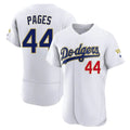 tocy LA.Dodgers #44 Andy Pages Player Gold White 2026 Collection Stadium Limited Elite Stitched Jerseys