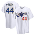 tocy LA.Dodgers #44 Andy Pages Player Gold White 2026 Collection Stadium Limited Stitched Jerseys