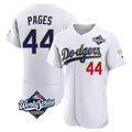 tocy LA.Dodgers #44 Andy Pages Player Gold White World Series 2026 Collection Stadium Limited Elite Stitched Jerseys