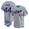 tocy LA.Dodgers #44 Andy Pages Player Gray World Series Meet Limited Home Stitched Jerseys