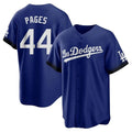 tocy LA.Dodgers #44 Andy Pages Player Royal City Connect Home Game Stitched Jerseys