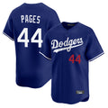 tocy LA.Dodgers #44 Andy Pages Player Royal Limited Home Stitched Jerseys