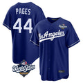 tocy LA.Dodgers #44 Andy Pages Player Royal World Series Game Stitched Jerseys