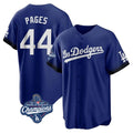 tocy LA.Dodgers #44 Andy Pages Player Royal World Series Meet City Connect Home Game Stitched Jerseys
