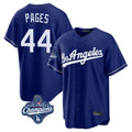 tocy LA.Dodgers #44 Andy Pages Player Royal World Series Meet Game Stitched Jerseys