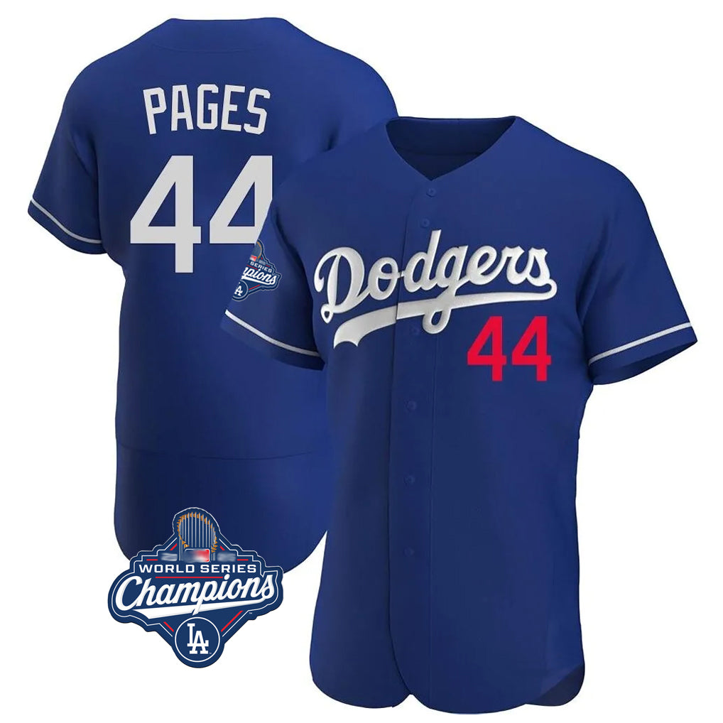 tocy LA.Dodgers #44 Andy Pages Player Royal World Series Meet Limited Elite Home Stitched Jerseys