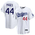 tocy LA.Dodgers #44 Andy Pages Player White Home Game Stitched Jerseys
