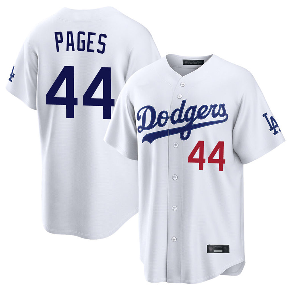 tocy LA.Dodgers #44 Andy Pages Player White Home Game Stitched Jerseys