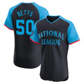 tocy LA.Dodgers #50 Mookie Betts Player Black National League All-Star Limited Home Stitched Jerseys