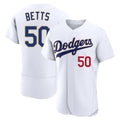 tocy LA.Dodgers #50 Mookie Betts Player Gold White 2026 Collection Stadium Limited Elite Stitched Jerseys