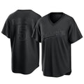 tocy LA.Dodgers #5 Freddie Freeman Player Black Pitch Fashion T-shirt Stitched Jerseys