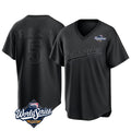tocy LA.Dodgers #5 Freddie Freeman Player Black World Series Pitch Fashion T-shirt Stitched Jerseys