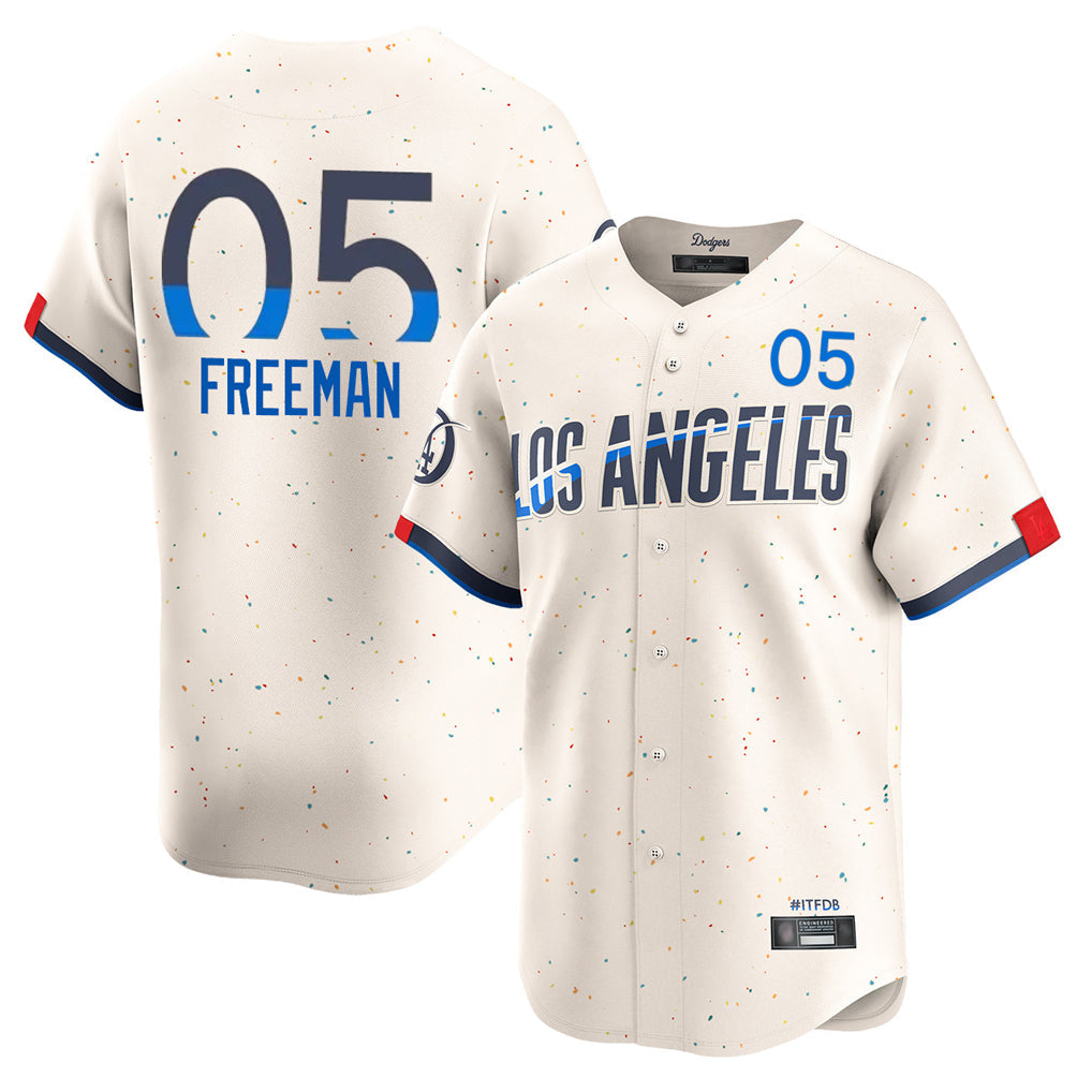 tocy LA.Dodgers #5 Freddie Freeman Player Cream City Connect Limited Home Stitched Jerseys