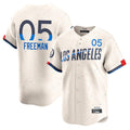 tocy LA.Dodgers #5 Freddie Freeman Player Cream City Connect Limited Home Stitched Jerseys