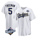 tocy LA.Dodgers #5 Freddie Freeman Player White World Series 2026 Collection Stadium Game Stitched Jerseys