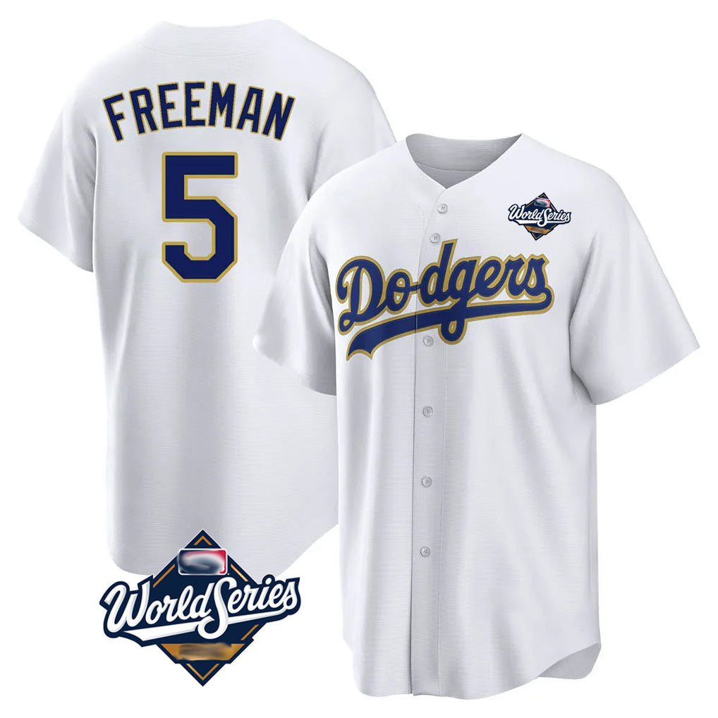 tocy LA.Dodgers #5 Freddie Freeman Player White World Series 2026 Collection Stadium Game Stitched Jerseys