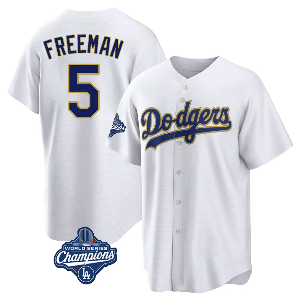 tocy LA.Dodgers #5 Freddie Freeman Player White World Series Meet White 2026 Collection Stadium Game Stitched Jerseys