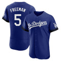 tocy LA.Dodgers #5 Freddie Freeman Player Royal City Connect Elite Home Stitched Jerseys
