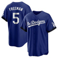 tocy LA.Dodgers #5 Freddie Freeman Player Royal City Connect Home Game Stitched Jerseys